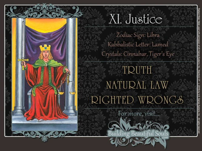 How To Read The Justice Card In A Tarot Reading