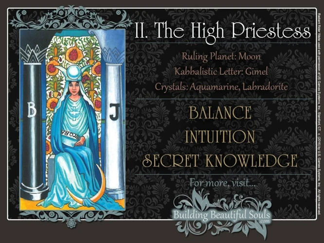 Major Arcana Cards: The High Priestess