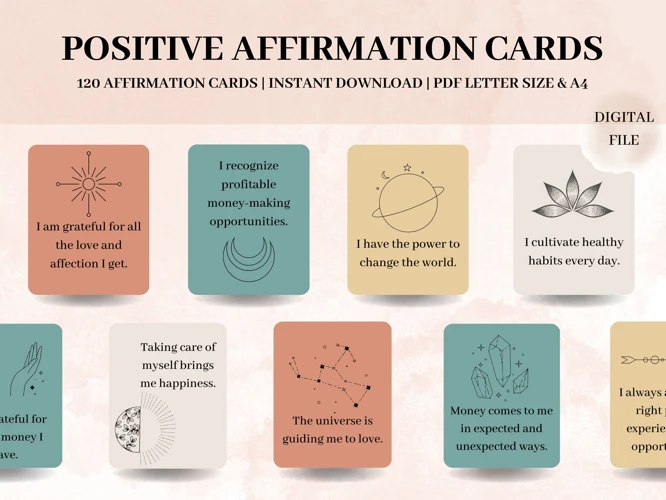 Practical Examples Of Affirmations In Tarot Self-Care