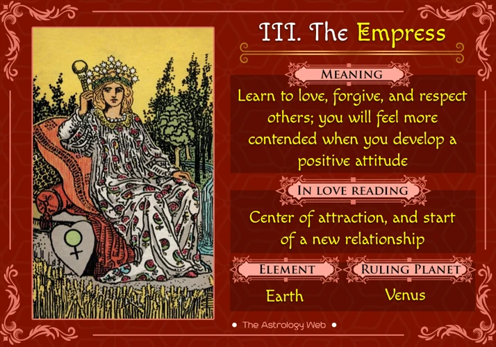 The Empress In Love And Relationships