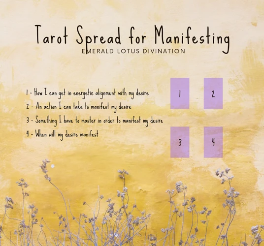 Using Tarot For Manifestation