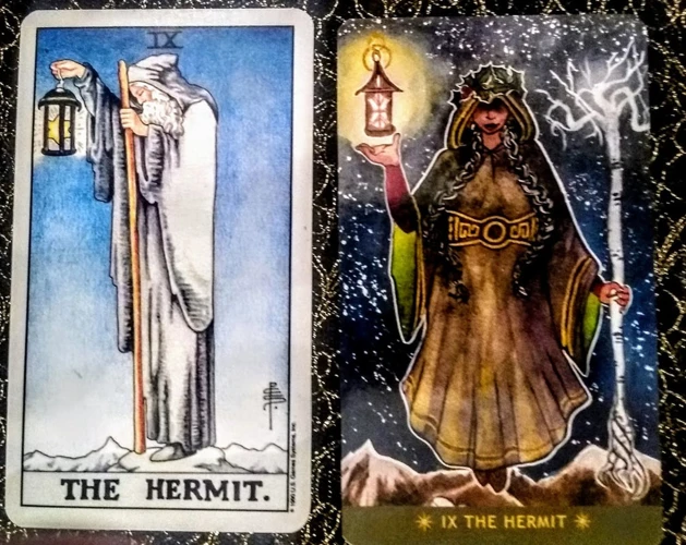 Welcome To A Journey Of Solitude And Introspection With The Hermit Card